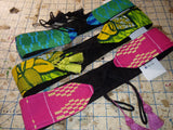 Reversible Tassel Belt in  African Wax Block Cotton