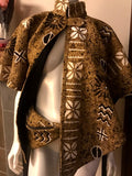 Mudcloth Hip Bag in Tan Print