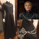 Cersei Lannister Game of Thrones Costume Cosplay Gown and Shoulder Armor