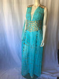 Khaleesi Daenerys Targaryen Cosplay Gown Season 2 Qarth Costume GOT Game of Thrones