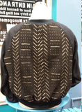 African Mud Cloth Reversible Unisex Bomber Jacket
