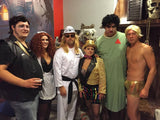 Rocky Horror Picture Show Cosplay Costumes of Magenta and Dr Frank-n-furter