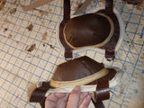 Cosplay Harry Potter Quidditch Pad Guard Set with shin guards, arm guards, knee pads, and gloves