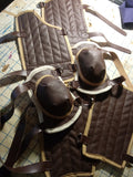 Cosplay Harry Potter Quidditch Pad Guard Set with shin guards, arm guards, knee pads, and gloves