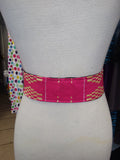 Reversible Tassel Belt in Handwoven African Kente Cloth