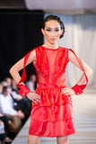 Couture Red Cocktail Dress