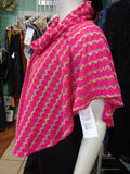 Pink Sweater Poncho