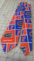 Florida Gators Neckties in bow tie, skinny tie, and standard tie styles, kids or adult sizes