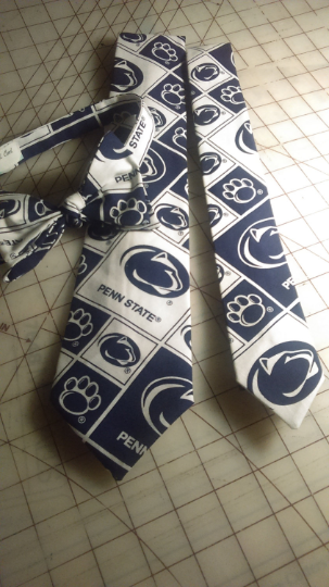 Penn State University Neckties in bow tie, skinny tie, and standard tie styles, kids or adult sizes