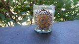 Mini Votive Candles w/ Hand-Painted Henna Designs