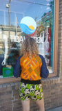 African Kente Cloth Reversible Unisex Bomber Jacket