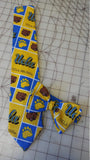 UCLA Bruins Neckties in bow tie, skinny tie, and standard tie styles, kids or adult sizes