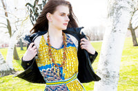 Vlisco Ankara Dress in African Wax Block Cotton