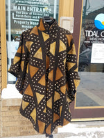 African Mudcloth Cape