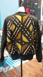 African Mud Cloth Reversible Unisex Bomber Jacket