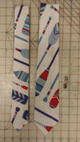 Classic Oar and Paddle Neckties in bow tie, skinny tie, and standard tie styles, kids or adult sizes