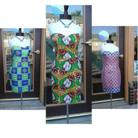 Ankara Bombshell Mini Dress in Beautiful African Cotton