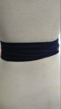 Reversible Obi Belt in African Wax Block Cotton