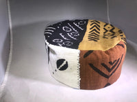 African Mudcloth Kufi Hat in Choice of Prints