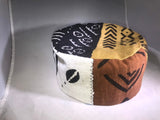 African Mudcloth Kufi Hat in Choice of Prints