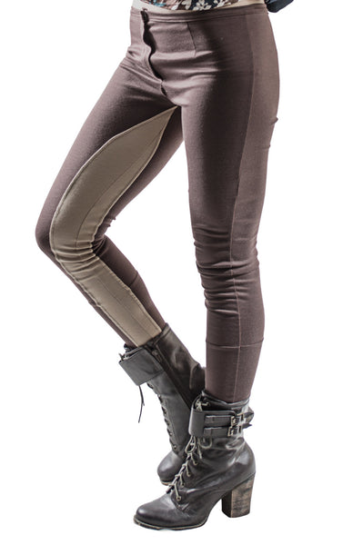 Structured Leggings with contrast chap