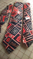 Detroit Tigers MLB Neckties in bow tie, skinny tie, and standard tie styles, kids or adult sizes