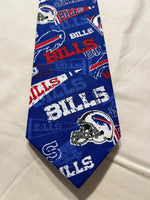 Buffalo Bills NFL Neckties in bow tie, skinny tie, and standard tie styles, kids or adult sizes