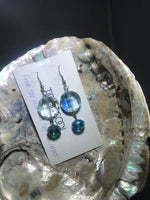 Turquoise Drop Earrings with Stainless Steel Ear wires