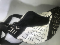 Mudcloth Hip Bag in Black and White Design